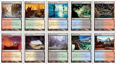 mtg pain lands list.